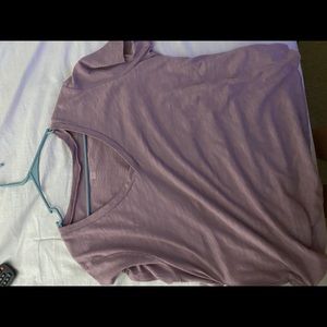 Off Purple american eagle shirt